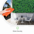 SucceBuy Artificial Boxwood Panel  24pcs 20x20/24x16 in Boxwood Hedge Wall Panels Artificial Grass Backdrop Wall Green Grass