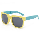 Faltbare modische UV-beständige Baby-Sonnenbrille Neue Box-Kunst Kinderbrille Trend