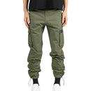 New Men's Pants For Spring And Fall 2024 Fashion Cargo Style Camo Corset Pants Multi-pocket Straight Leg Pants Free Shipping
