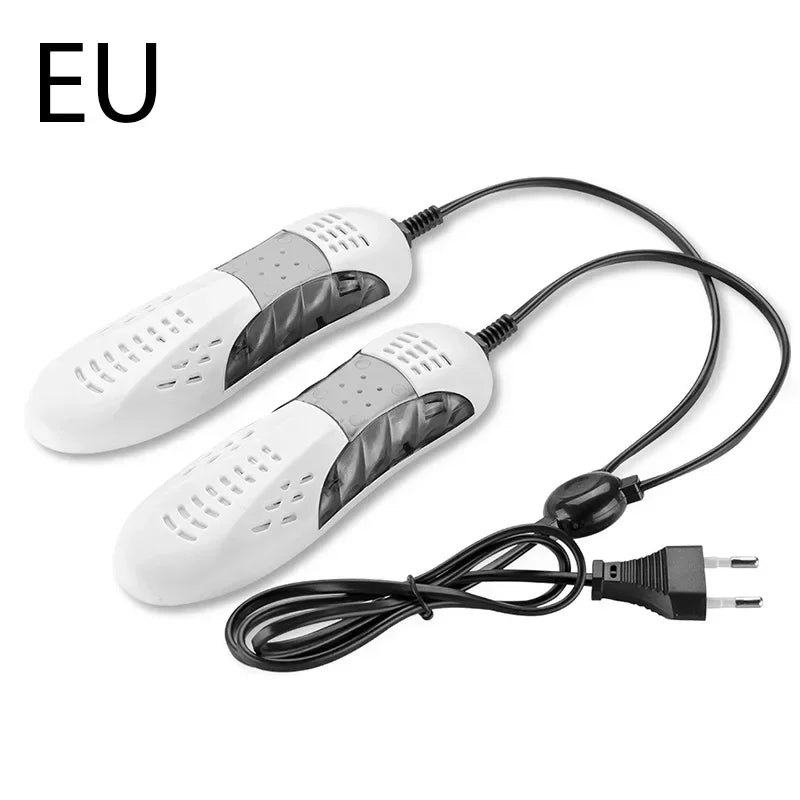 18W EU Plug Race Car Shape Light Shoe Dryer Foot Protector Boot Odor Deodorant Dehumidify Device Household Shoes Drier Heater