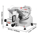 SucceBuy Meat Slicer 200W/240W/320W/340W Electric Deli Food Slicer Adjustable Thickness Commercial and Home Use Cut Meat Cheese