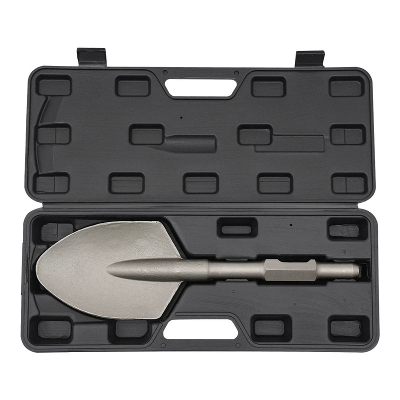 40Cr Electric Hammer Shovel Chisel, Large Size Clay Spade with Storage Box - Ideal for Excavation and Soil Removal