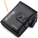 The Transit Fold | Slim Dual-Zip PU Leather Men's Wallet