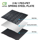 Anycubic Kobra 3 Combo Build Plate Hotend Nozzle 256x268mm Spring Steel Sheet PEO PET PEY Sheet Double Sided Parts Accesories