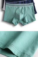 MiiOW 3Pcs Men Boxer Shorts Cotton Men's Panties Graphene Antibacterial Crotch Man Underpants Breathable Summer Men Boxer Briefs