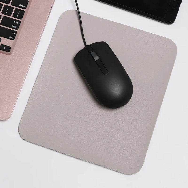 Universal Anti-Slip Mouse Pad Leather Gaming Computer Mice Mat Desk Cushion Comfortable For Laptop PC Desk Cushion Home Office