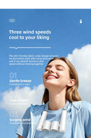 The Vortex | High-Speed Turbine Bladeless Wearable Neck Fan