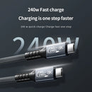UGOURD USB4 Kabel 40 Gbit/s 240 W Thunderbolt 4 Typ C Schnellladekabel Thunderbolt3 USB C auf C Datenübertragungskabel für eGPU 2m