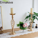 ERMAKOVA Flower Arrangement Stand Vase Pillar Candle Holders Wedding Party Dinner Centerpiece Event Restaurant Hotel Decoration
