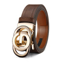 Men's Belt Metal G-Buckle PU Leather Belt High Quality Belts for Women Luxury Designer Brand Men's Black Belt