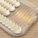 4 Layers Food Storage Containers Kitchen Organizer Dumpling Storage Box with Lids Refrigerator Transparent Food Storage Box