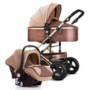 New Luxury Baby Stroller High Landview 3 in 1,Baby Stroller,Portable Baby Pushchair,Baby Pram,Baby car Comfort,Newborn Pushchair