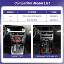 8.8"12.3" Car Multimedia Linux Touch Screen For Audi A4 2009-2015 Wireless CarPlay Android Auto Airplay Car Multimedia