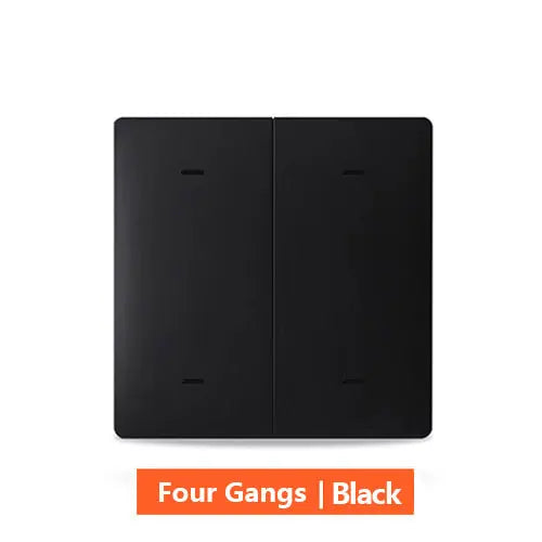 Benexmart Zigbee Wireless Switch 1 2 3 4 Gangs Scene Control Smart Home Devices Works with Tuya Click On Off Scene Switch Black