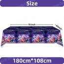2Pcs Disney Inside Out 2 Party Disposable Tablecloth for Kid Birthday Party Plastic Table Cover Baby Shower Decorations Supplies