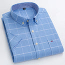 The Merchant | 100% Cotton Oxford Shirt, Short Sleeve