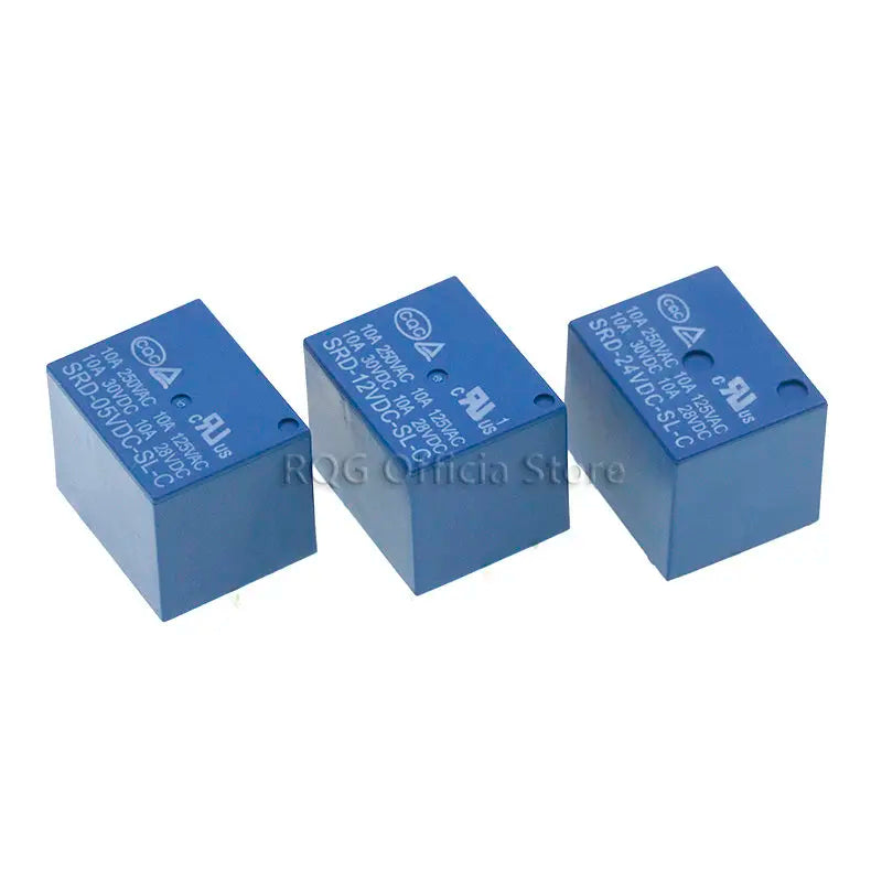 Relays SRD-03VDC-SL-C SRD-05VDC-SL-C SRD-06VDC-SL-C SRD-09VDC-SL-C SRD-12VDC-SL-C 3V 5V 6V 9V 12V 24V 48V 10A 250VAC 5PIN