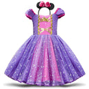 Minni Mouse Baby Girls Dress Fancy Birthday Party Cosplay Costume Polka Dot Cute Carnival Party Easter Costume for 1-5 Years