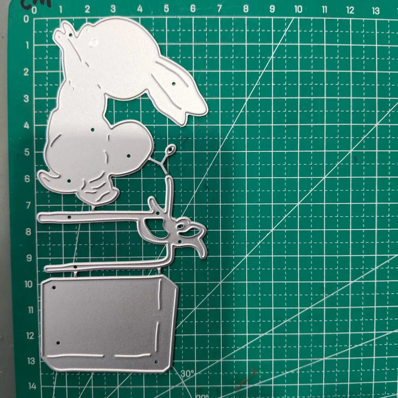 Easter Rabbit Scrapbooking Die Cut Carbon Steel Mold DIY Greeting Card Making Embossed Template Crafts Cutting Dies New Arrivals