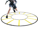Portable Round Circular Agility Speed Ladder for Indoor Outdoor Football Basketball Badminton Step Training Sports Bendable