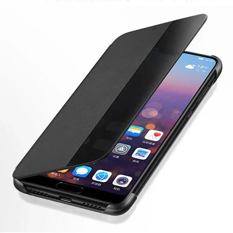 Smart View Case For Huawei P20 Lite Auto Sleep Wake Up Phone Flip Cover Carrying Cases For Huawei P20Lite Fundas Capa