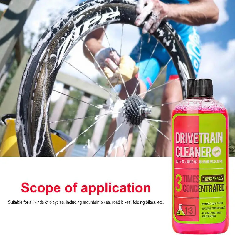 100ml Bicycle Chain Cleaning Maintenance Liquid Bicycle Degreaser Mountain Cycling Cleaning Kit Bike Chain Cleaner