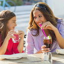 50-2000 Stücke Plastiklöffel-Trinkhalme Farbige Milchshake-Smoothie-Löffel-Trinkhalme für Bar Geburtstag Party Zubehör Großhandel