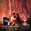 New LED Starry Galaxy Projector Night Light Child Gift USB Bluetooth Music Player Star NightLight Colorful Projector Night Lamp