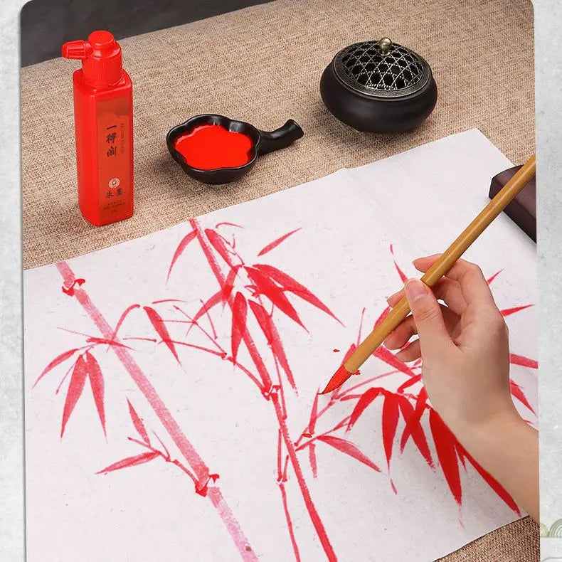 Yidege Vermilion Cinnabar Ink Calligraphy Special Chinese Painting Cinnabar Liquid Vermilion Ink Liquid Red Ink Vermilion Ink