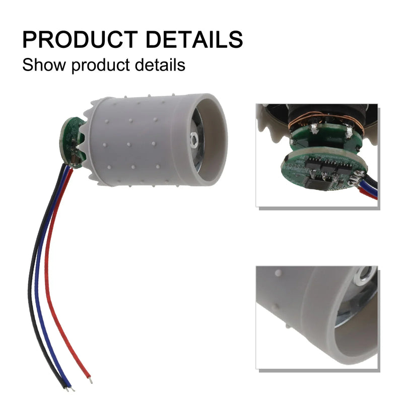 1pcs DC12V 12A Mini Brushless Motor 100000RPM High Speed Alloy Stepless Speed Motor For Impeller Ducted Fan Hair Dryer Electric