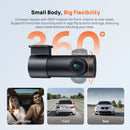 70mai M310 Plus 2K Dash Cam 1440P 143° FOV Night Vision Smart Voice Control 24H Parking Guard Car DVR Camera Mini Easy Install
