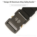 TUSHI New Men's Belt Outdoor Hunting Tactics Belt Multi functional Buckle Nylon Belt High Quality Marine Corps Canvas Belt