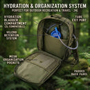 The Vanguard 24 | MOLLE Tactical Daypack with Air-Cushion Carry System