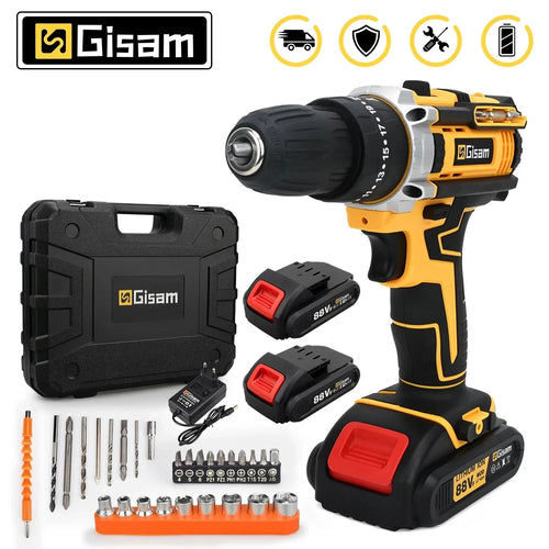 The Torque Companion | 25+3 Electric Impact Screwdriver (2-Battery Cordless)