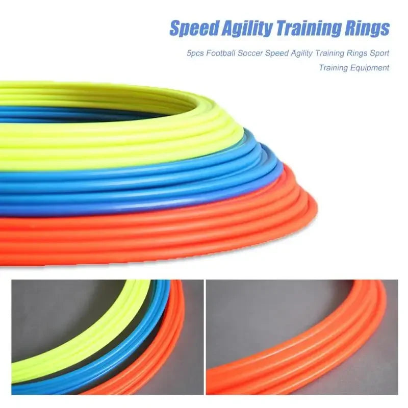 10Pcs/Set Agility Training Rings Portable Football Soccer Speed Agility Training Rings Sport futbol Training Equipment