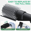 Built-in 4000mAh rechargeable battery with 3 adjustable speed modes. The rotating cleaning head delivers powerful scrubbing force to remove burnt grease, charred residue and food debris on grills without strenuous manual brus
