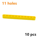 Building Blocks Technical DIY Liftarm Thick 1x11 hole arm Bricks Compatible Assembles Particles MOC Parts Educational Toys 32525