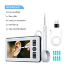 Ear Wax Removal Tool with HD Camera 4.3" Screen Digital Otoscope Ear Cleaning Kit with Soft Silicone Tips for Kids