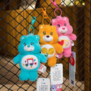 15cm Miniso Plush Toys Fantasy Rainbow Bear Pendant Bag Accessories Keychain Bag Car Pendant Valentine's Day Gift