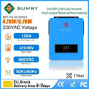 SUMRY ON Off Grid Solar Inverter Pure Sine Wave 3.6kw 4.2kw 6.2kw 220VAC Hybrid Solar Inverter 24V 48V MPPT Solar Charger