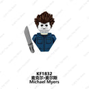 SAW Horror Movie Jack Ripper Mini Action Figures Building Blocks Brick Models Silent Hill Horrifying Chainsaw Man Halloween Toys