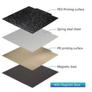 For Ender 3 Build Plate Heat Bed Ender 3 V2 /Neo Ender 5 /Pro H1H PEY PEO PET PEI Sheet 235x235 Magnetic Spring Steel Sheet