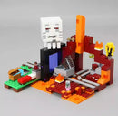 Compatible MOC Sets MC My World Series Building Blocks  The Nether Portal Ghast  Children's Toys Gift
