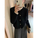 The 'Amour' Heart-Button Knit Cardigan