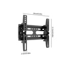 Wall Mount TV Bracket Flexible Adjustment TV Monitor Bracket Mount Articulating Arm Adjustable Wall TV Stand Mount for Bedroom