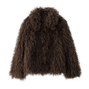 HH Winter Female Trendy Elegant Fur Coats Casual Solid Long Sleeves Turn Down Collar 3 Colors Autumn Warm Chic Jackets