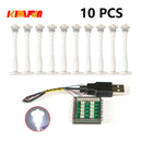 10PCS 0.8mm Pin RGB LED Building Blocks USB Lamp DIY Street Light City Electric Decorate 1X1 Brick Compatible All Brands