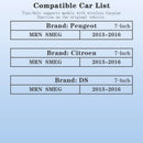AUTOTOP Wireless Carplay Box for Peugeot Citroën SMEG MRN Picasso C4 C5 DS4 DS3 308 508 208 3008 Android Auto Mirrorlink Camera