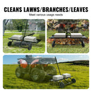 SucceBuyTow Behind Dethatcher 48inTow Dethatcher with 24Spring Steel Tines Lawn Dethatcher Rake for ATV or Mower Tow Behind Lawn