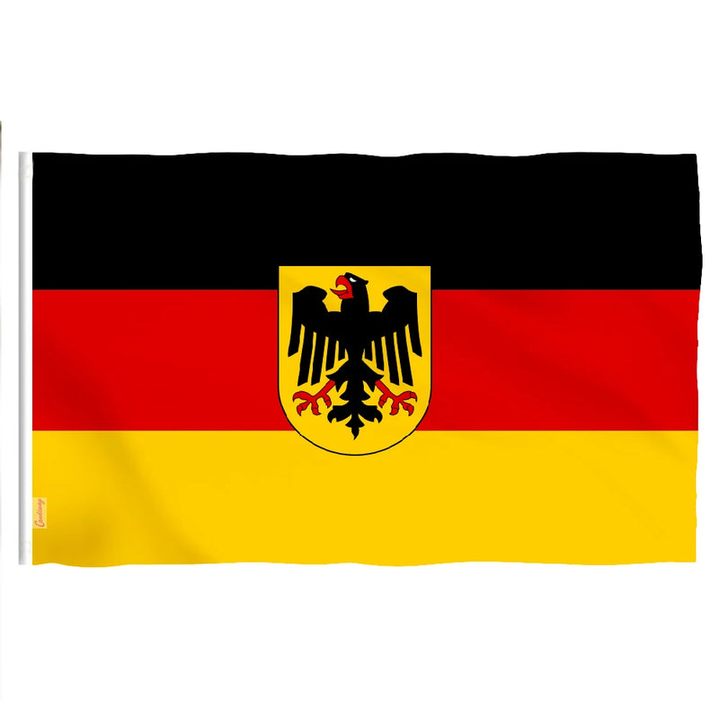 90 x 150cm  High Quality Home Decor Large Germany Eagle Hawk Flag Polyester German Deutschland Flying Banner  NN039